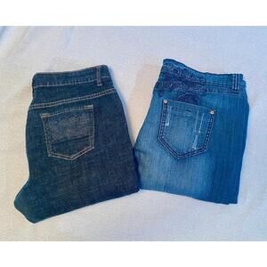 Lot of 2 Zenobia jeans. Size XXL